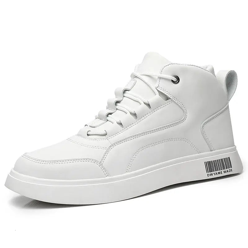 White Shoes Mid-top Sports Board Shoes Men 