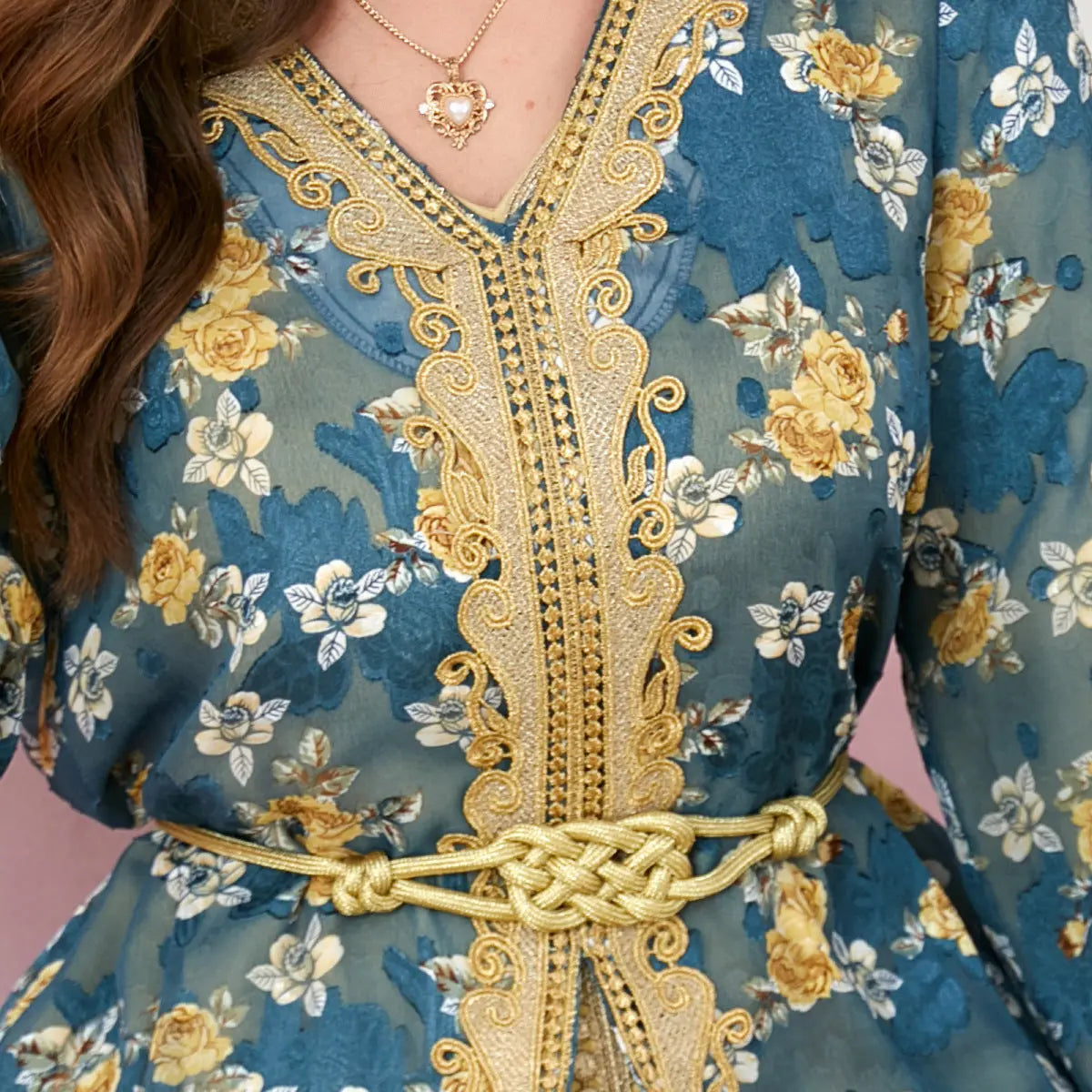 Women's Muslim Clothing Set Fashion Robe 