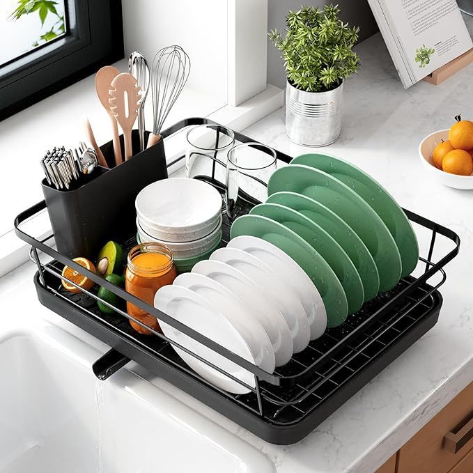 Double-layer Kitchen Rack Tableware Storage