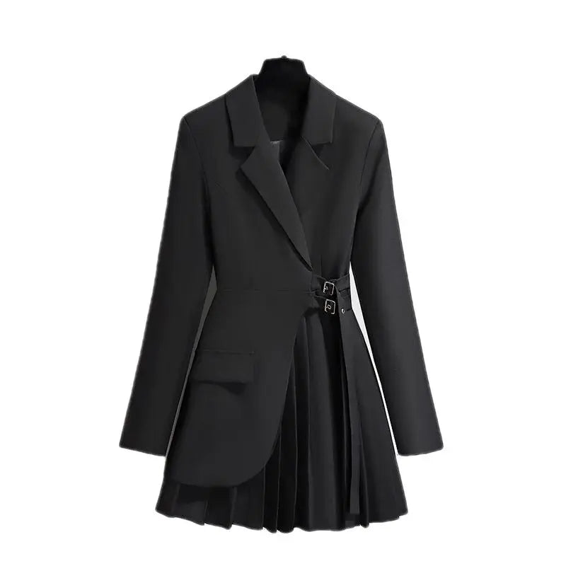 Graceful Suit Jacket Fat Girl Casual Pants Two-piece Set 