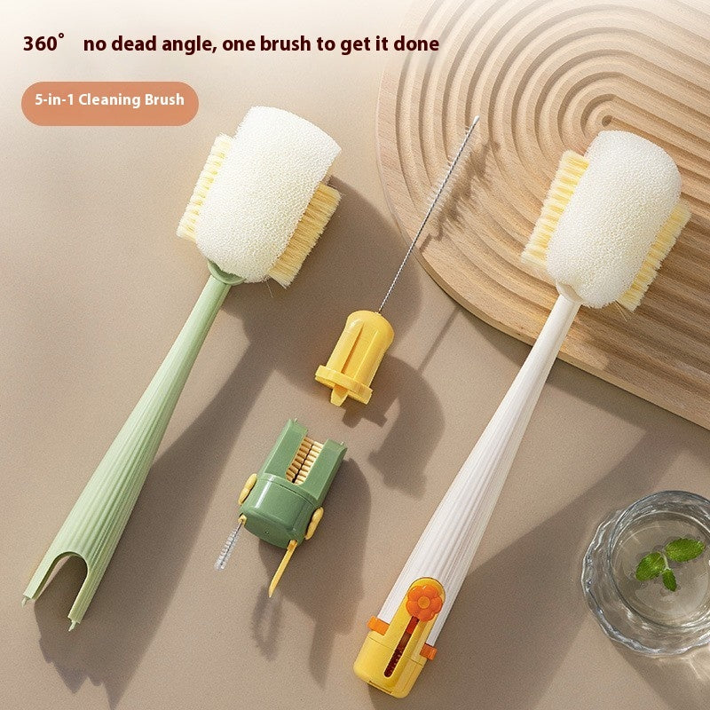 Washing Cup Long Handle Brush Three-in-one Multifunctional Big Head Cleaning Brush