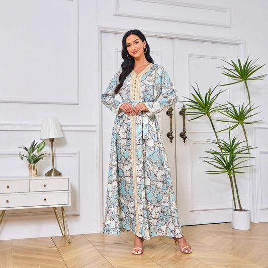Dubai Abaya Gown Dress With Printed Hot-stone And Embroidered Detailing  Dubai Abaya Gown Dress With Printed Hot-stone And Embroidered Detailing Dubai Abaya Gown Dress With Printed Hot-stone And Embroidered Detailing Dubai Abaya Gown Dress With Printed Hot-stone And Embroidered Detailing Zenzi Style
