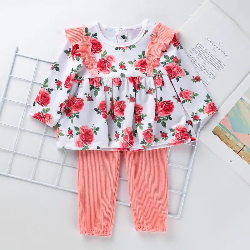 Baby girl dress baby dress trouser suit 