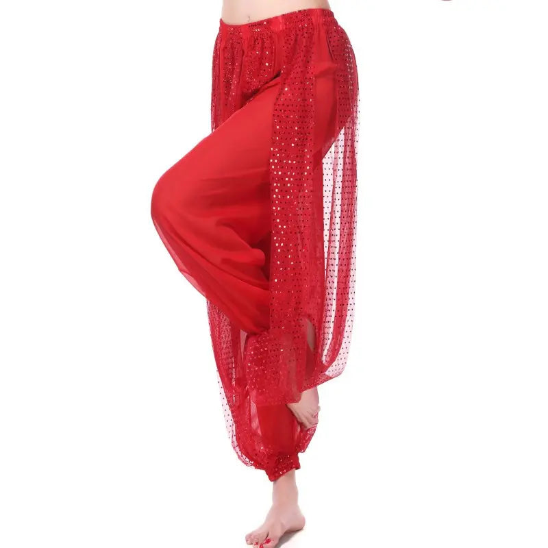 Indian Dance Sequined Bloomers For Women 