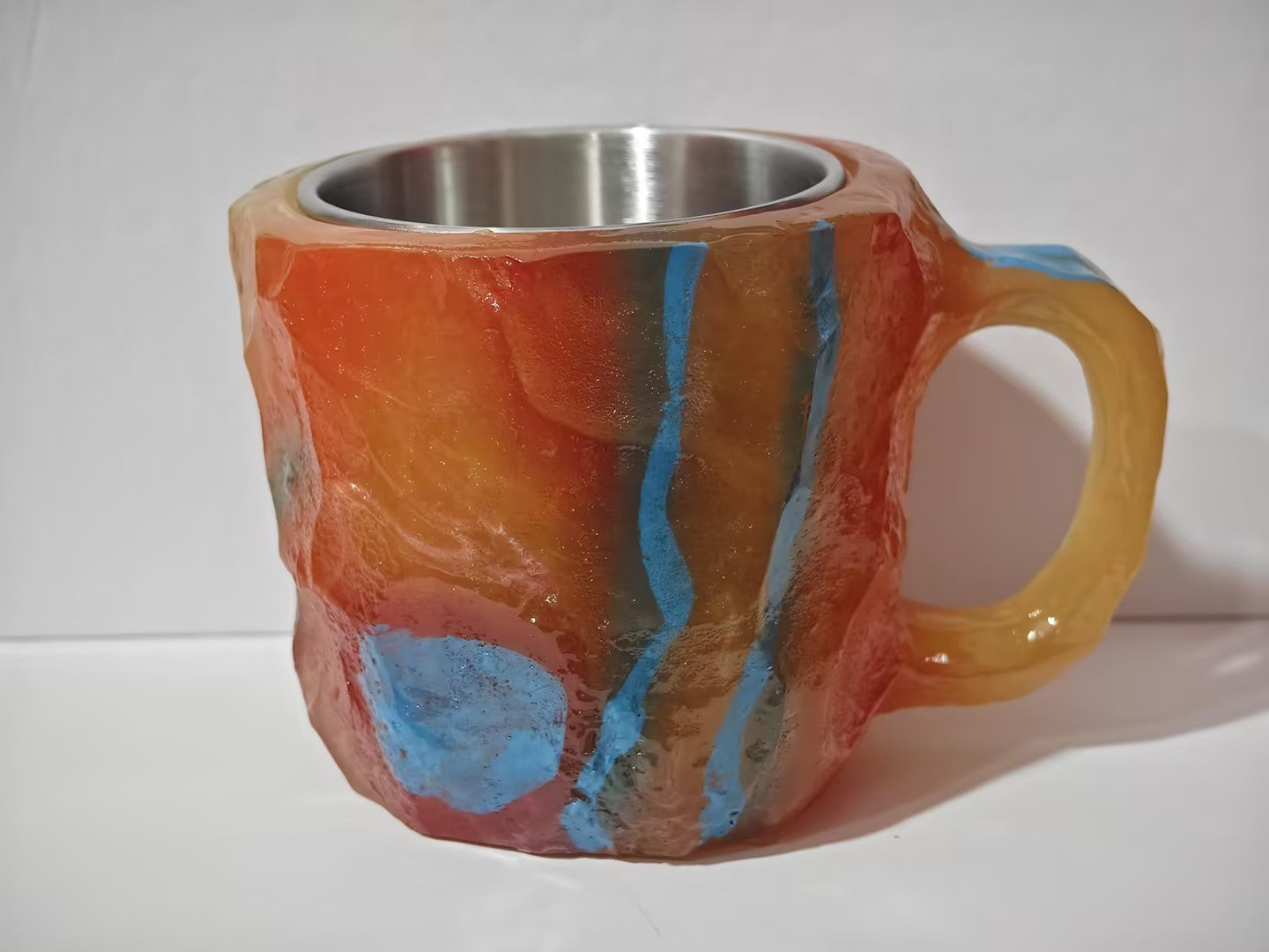 Crystal Coffee Mugs With Handles Elegant Fake Mineral Crystal Cup