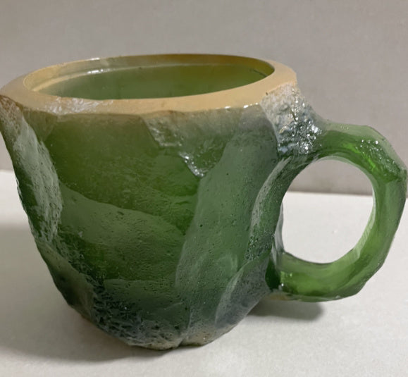 Crystal Coffee Mugs With Handles Elegant Fake Mineral Crystal Cup