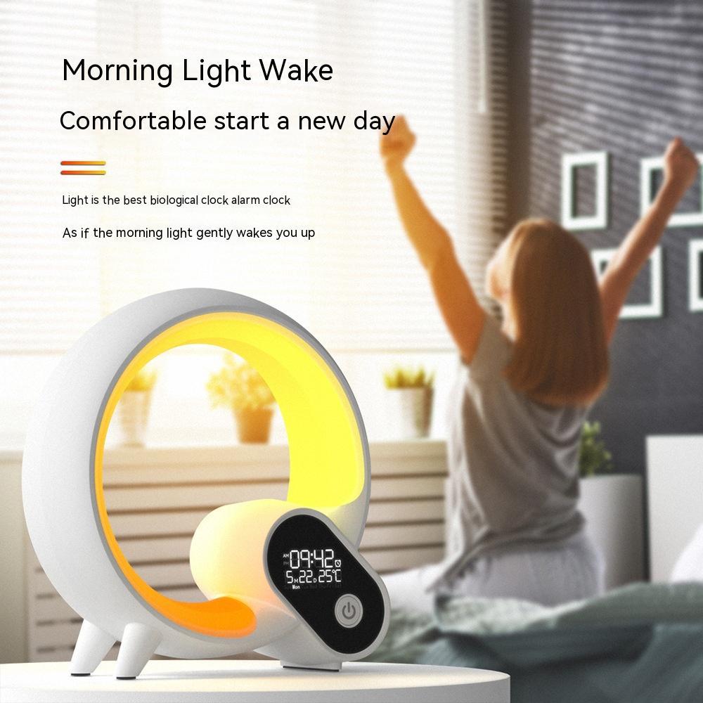 Digital Display Alarm Clock | Creative Q Light Analog Sunrise