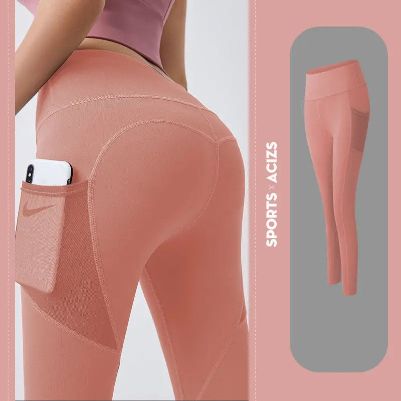 Yoga Pants Women With Pocket Leggings Sport Girl Gym Leggings Women 