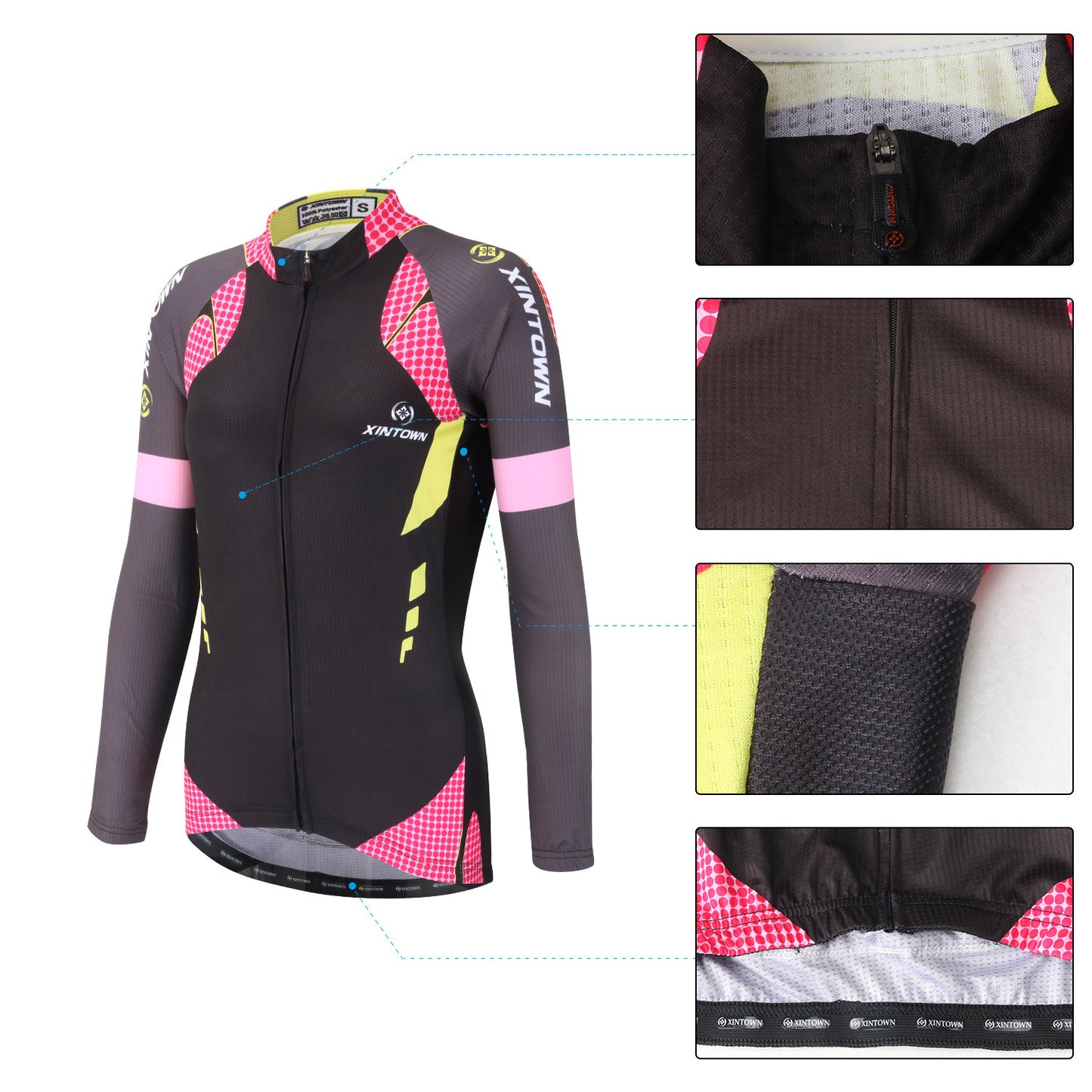 Long sleeve cycling jersey