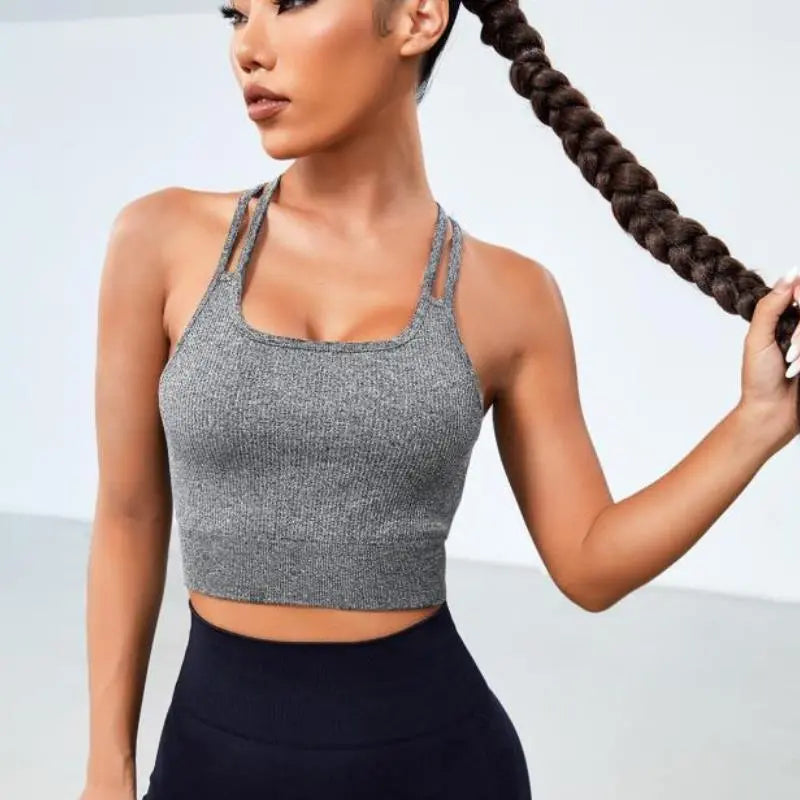 Sports Underwear High Elastic Yoga Bra Women's Vest 