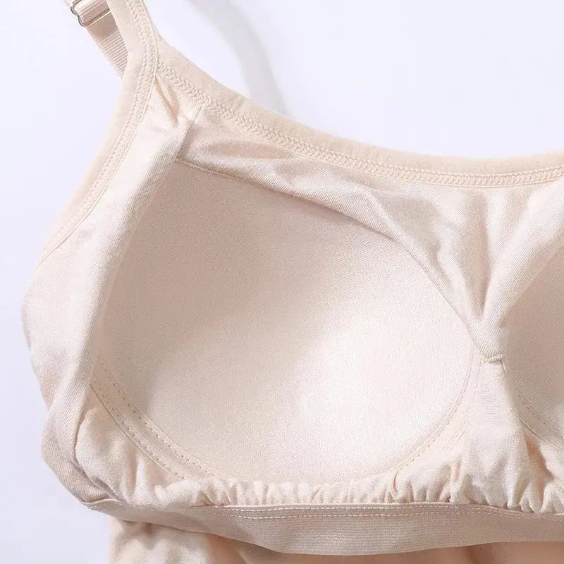 Modal Long Women's Sling Vest Inner Match Tube Top Home Wear Wear-free Bra Pieces 