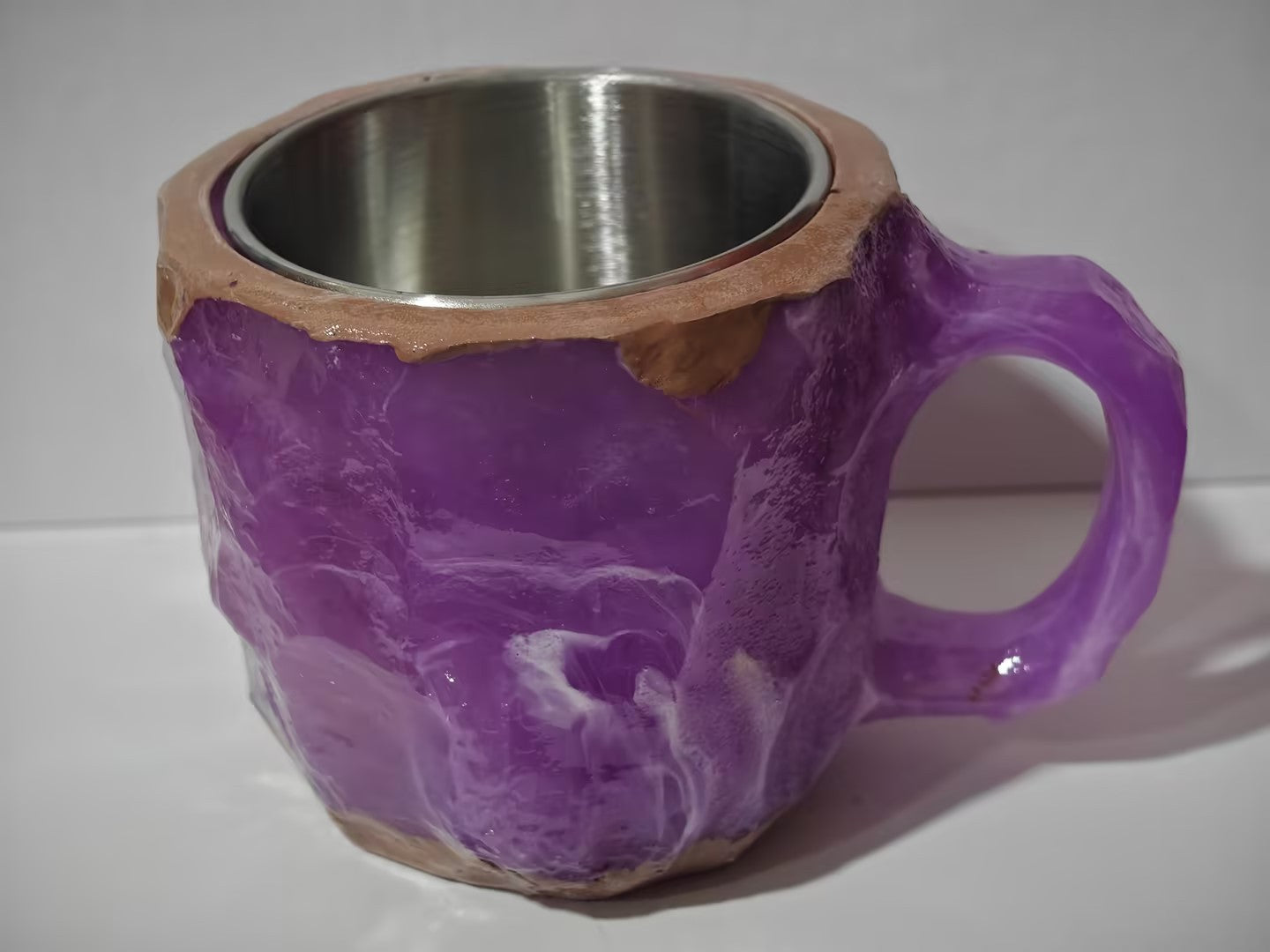 Crystal Coffee Mugs With Handles Elegant Fake Mineral Crystal Cup