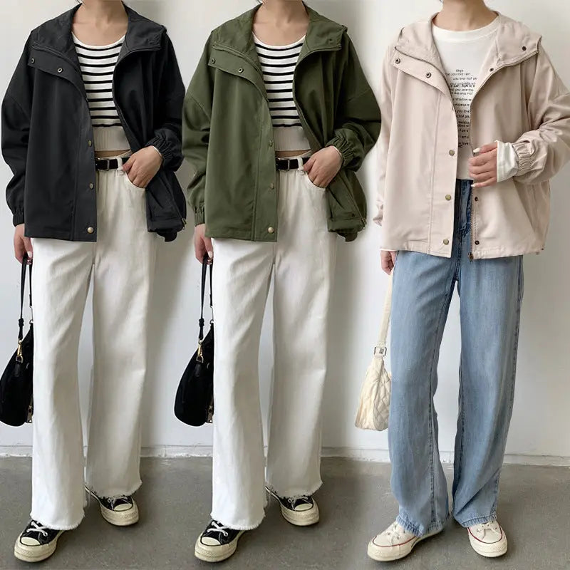 Special-interest Design Loose-fitting Short Coat Women's Casual 