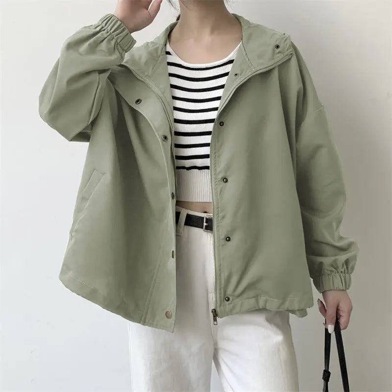 Special-interest Design Loose-fitting Short Coat Women's Casual 