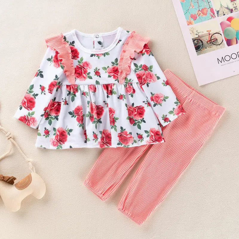 Baby girl dress baby dress trouser suit 