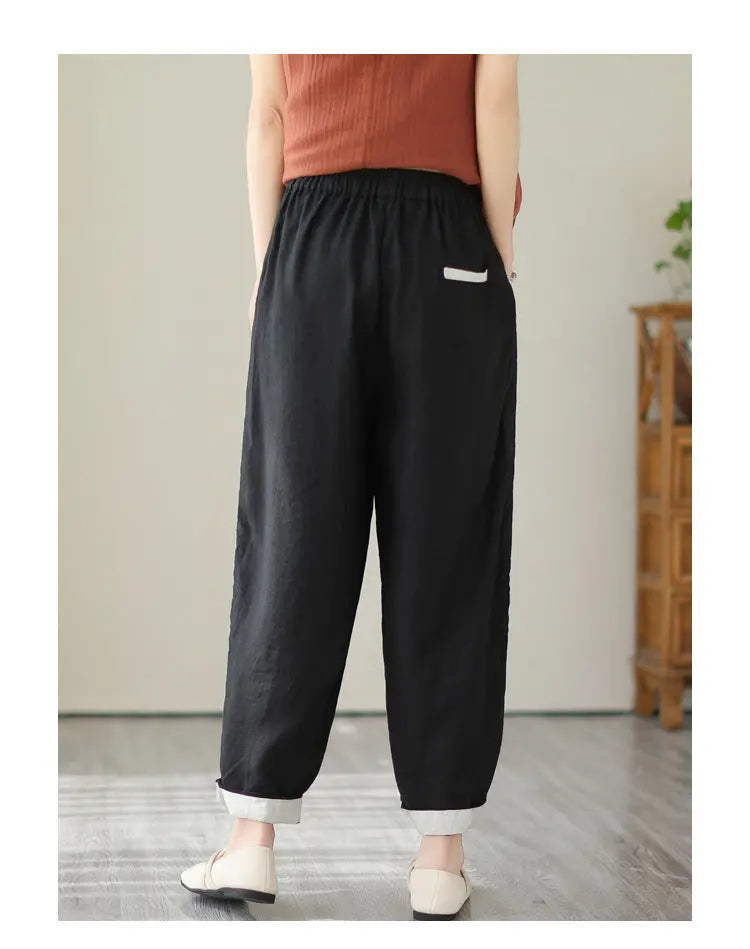 Loose Large Size Slimming High Waist 