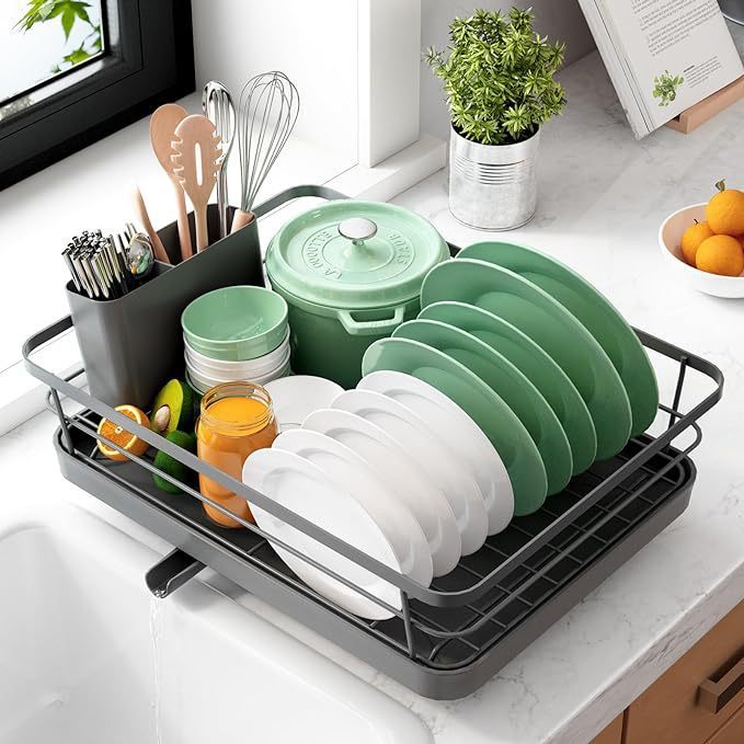 Double-layer Kitchen Rack Tableware Storage