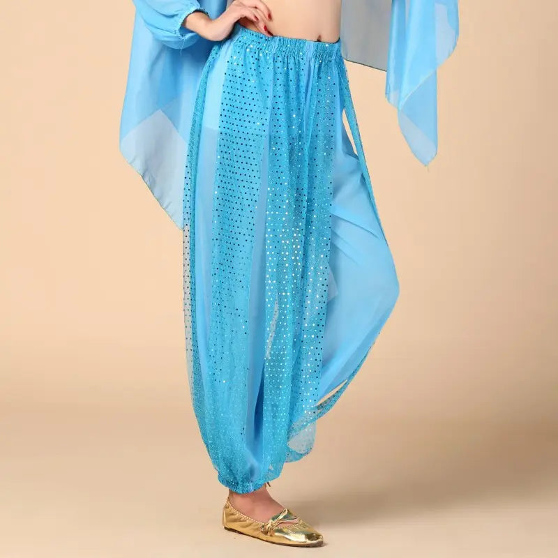 Indian Dance Sequined Bloomers For Women 