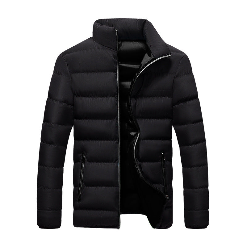 Men Winter Jacket Slim Fit Bread wear Thickened Cotton Coat