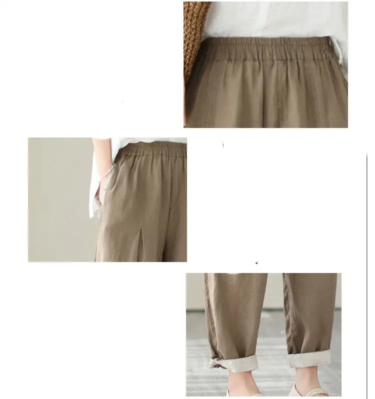 Loose Large Size Slimming High Waist 