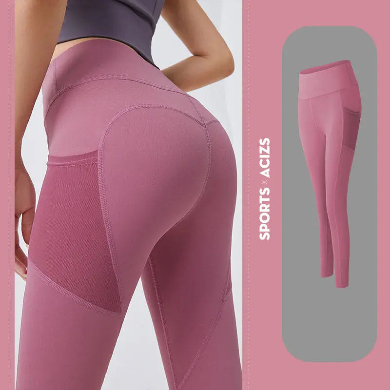 Yoga Pants Women With Pocket Leggings Sport Girl Gym Leggings Women 