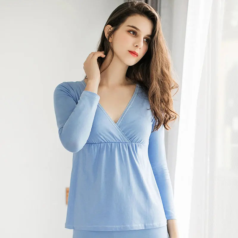 Pregnant Woman BreastFeeding Suit 