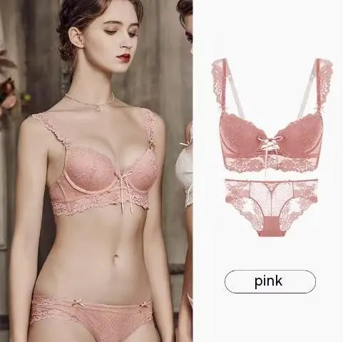 Adjustable Bra French Lace Bra Set 
