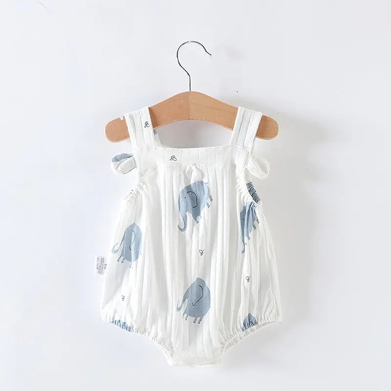 Baby Girl One-piece Dress Newborn Baby Triangle Romper 