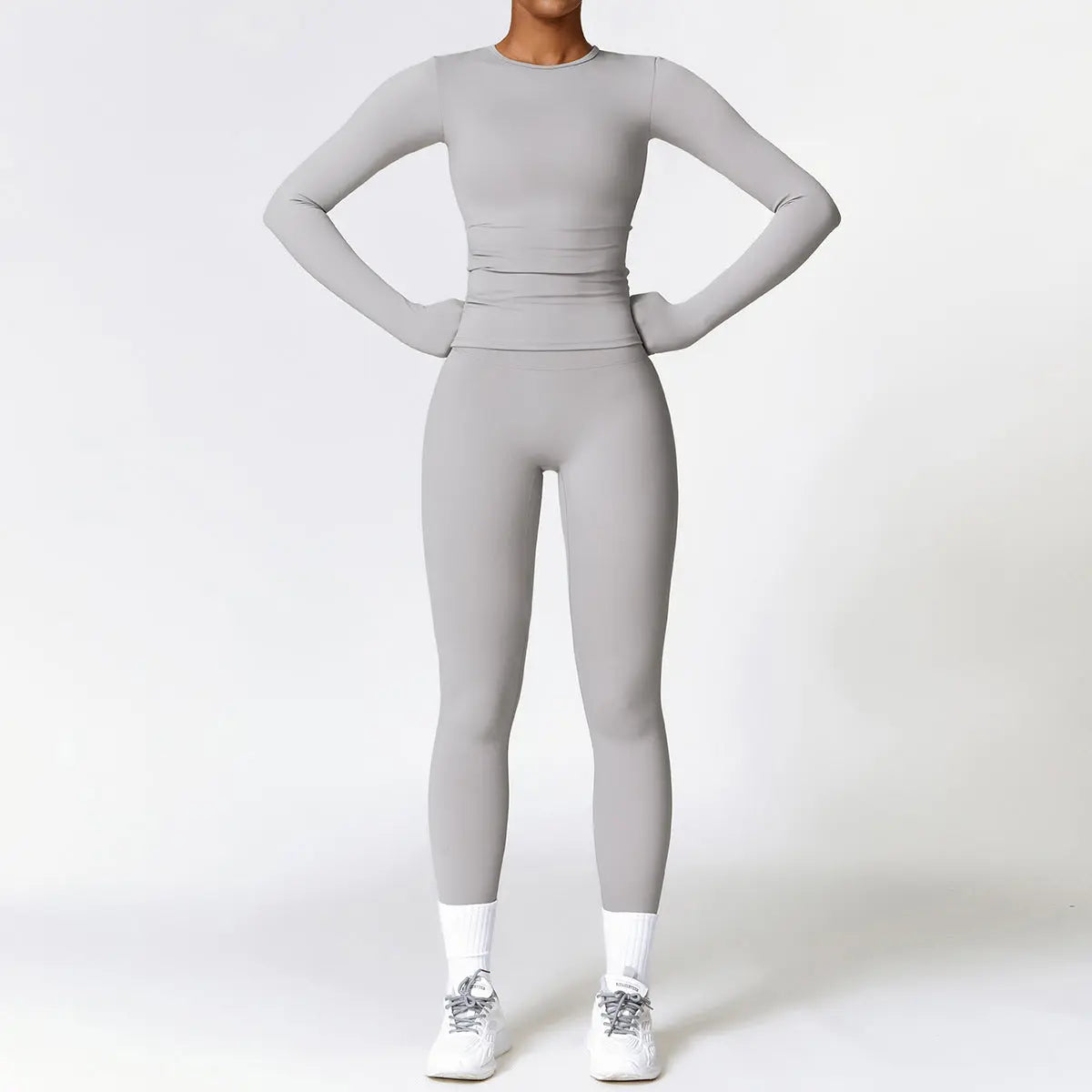 Tight-fitting Brushed Yoga Suit Quick-drying Fitness Clothes 