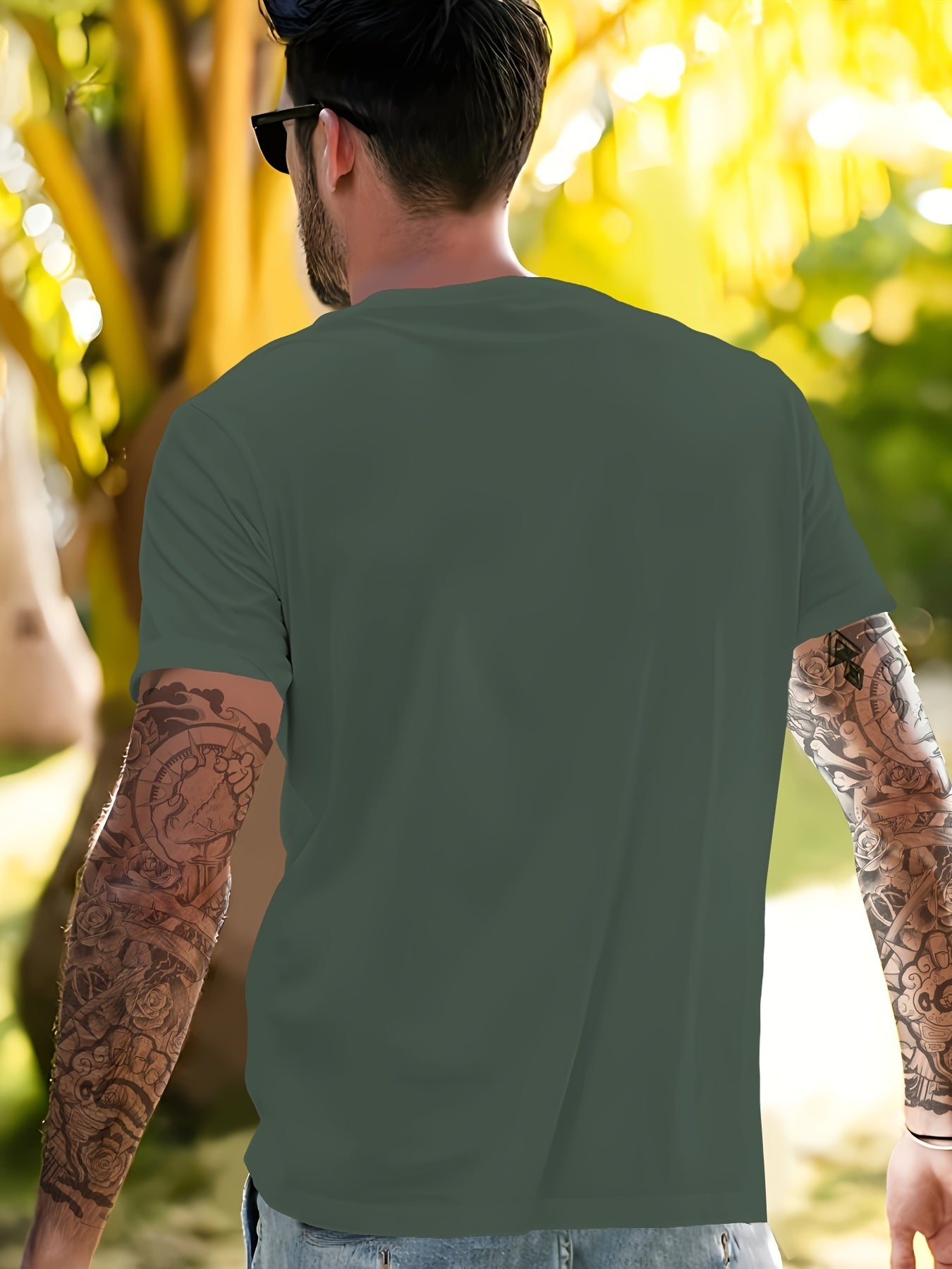 Men's Casual Short Sleeve T-shirt | New York Creative Printed