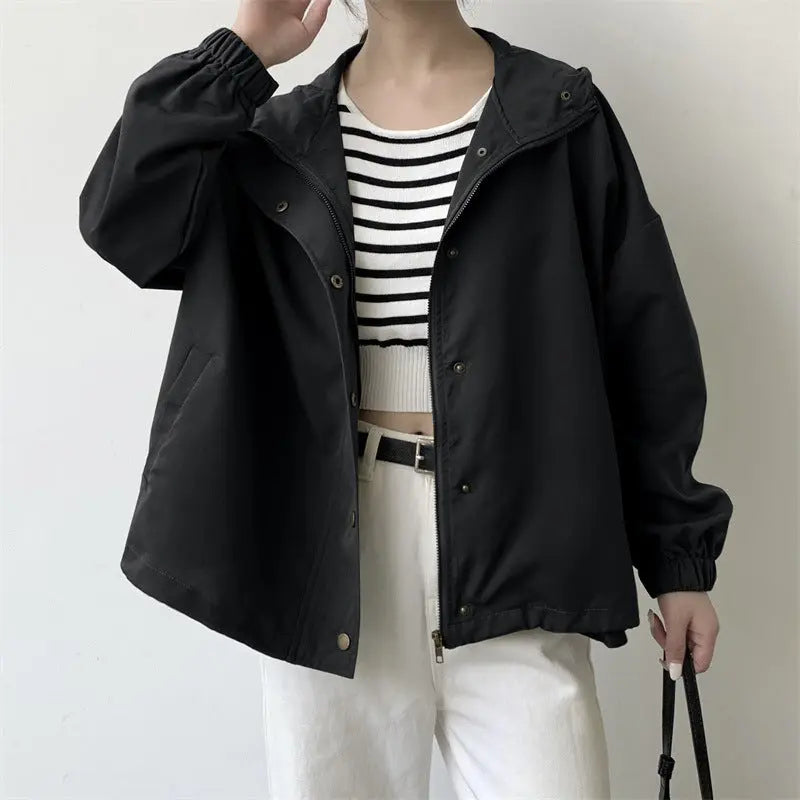 Special-interest Design Loose-fitting Short Coat Women's Casual 