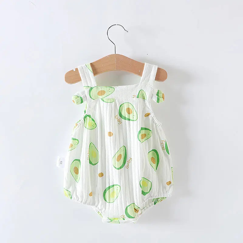 Baby Girl One-piece Dress Newborn Baby Triangle Romper 