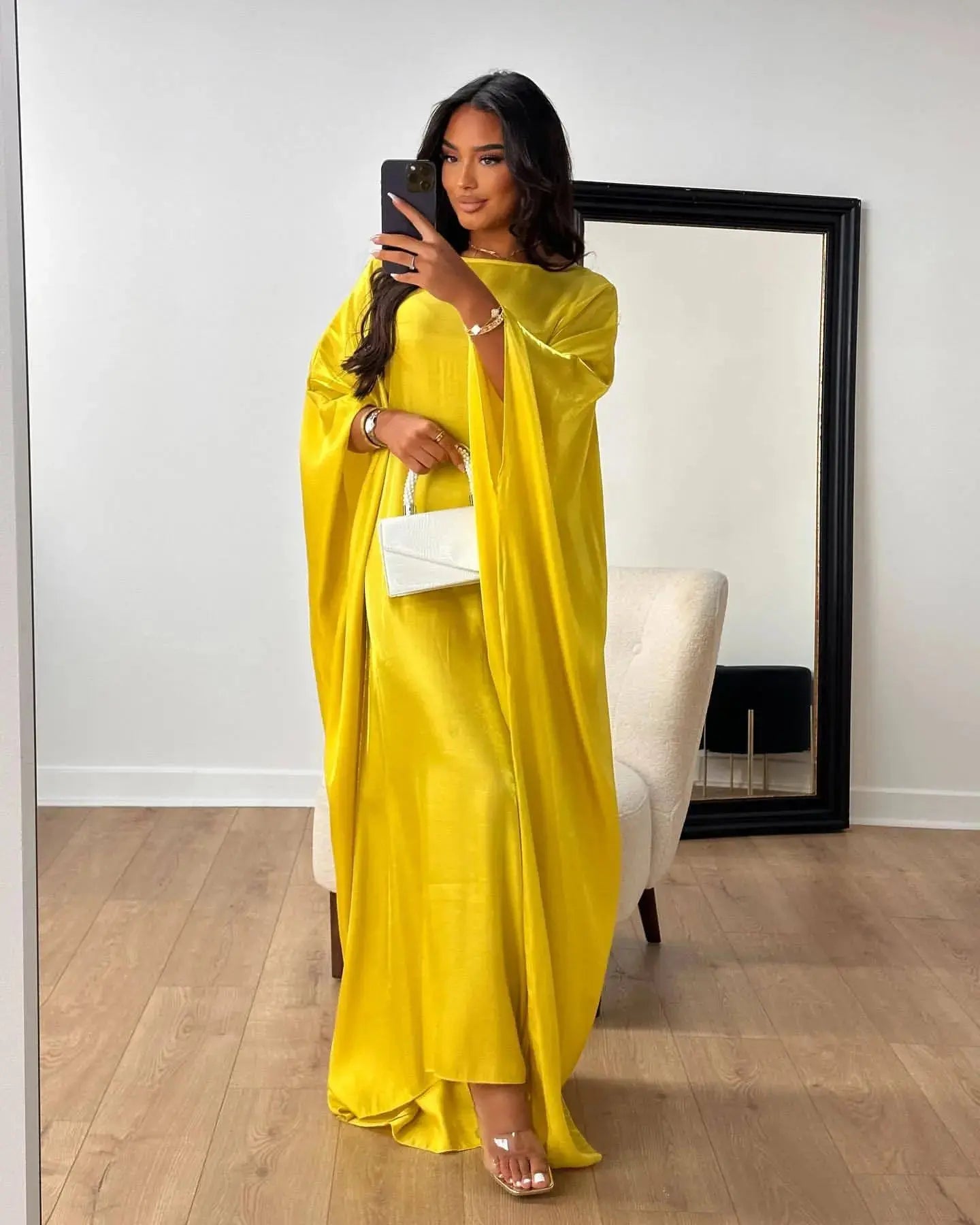 Spring And Summer Party Party Flash Cloth Dress Robe 