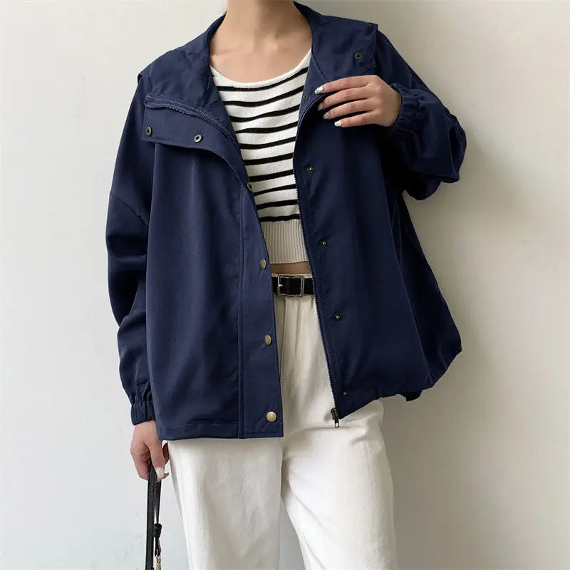 Special-interest Design Loose-fitting Short Coat Women's Casual 