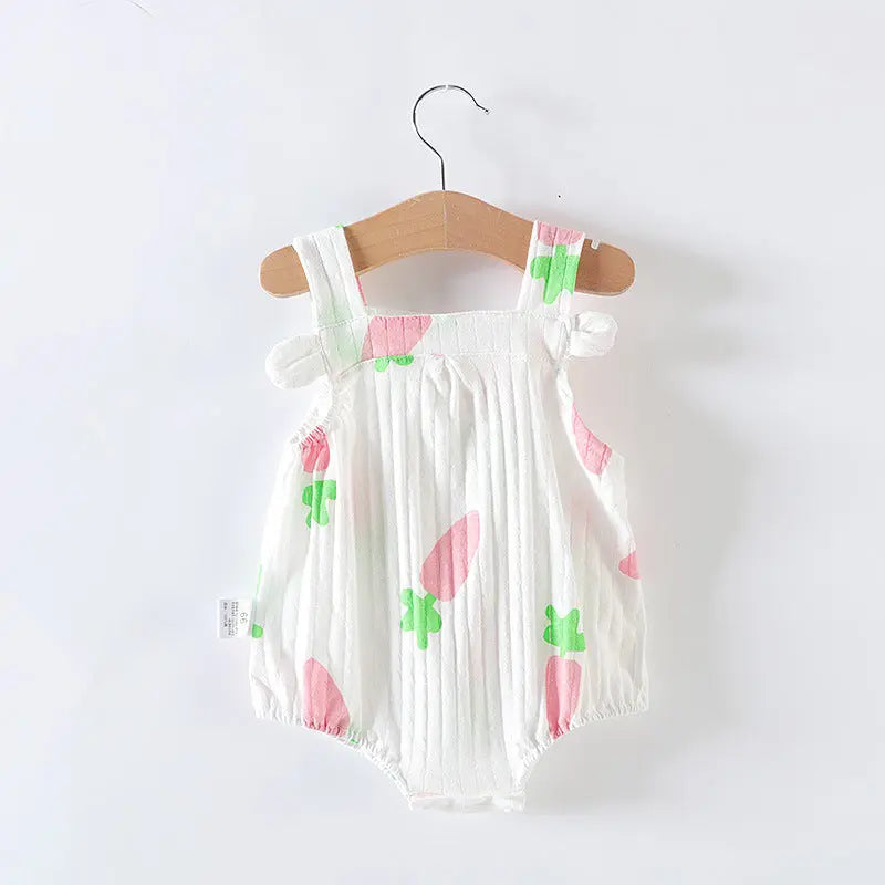 Baby Girl One-piece Dress Newborn Baby Triangle Romper 