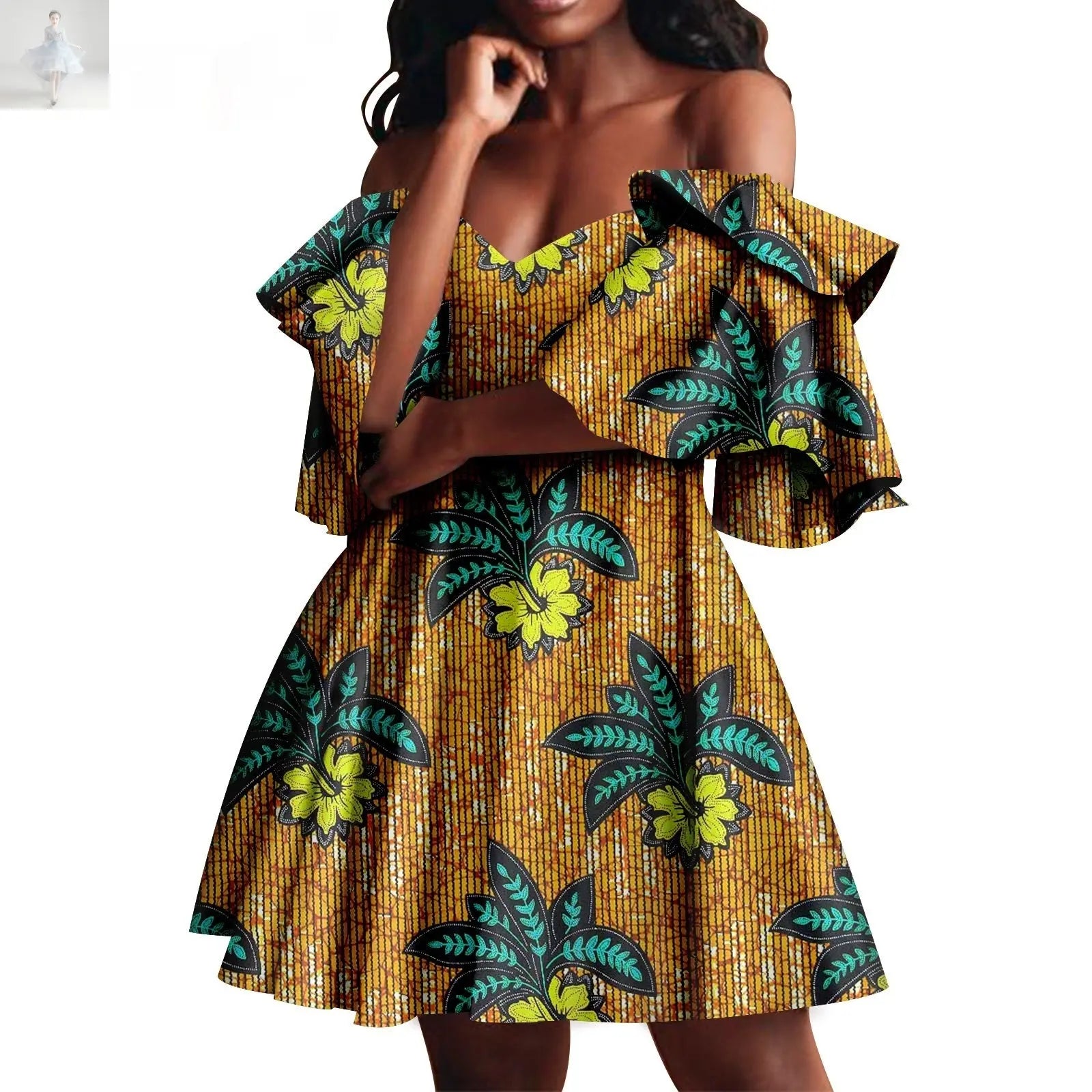 African Summer Women's Party Dress  African Summer Women's Party Dress African Summer Women's Party Dress African Summer Women's Party Dress Zenzi Style