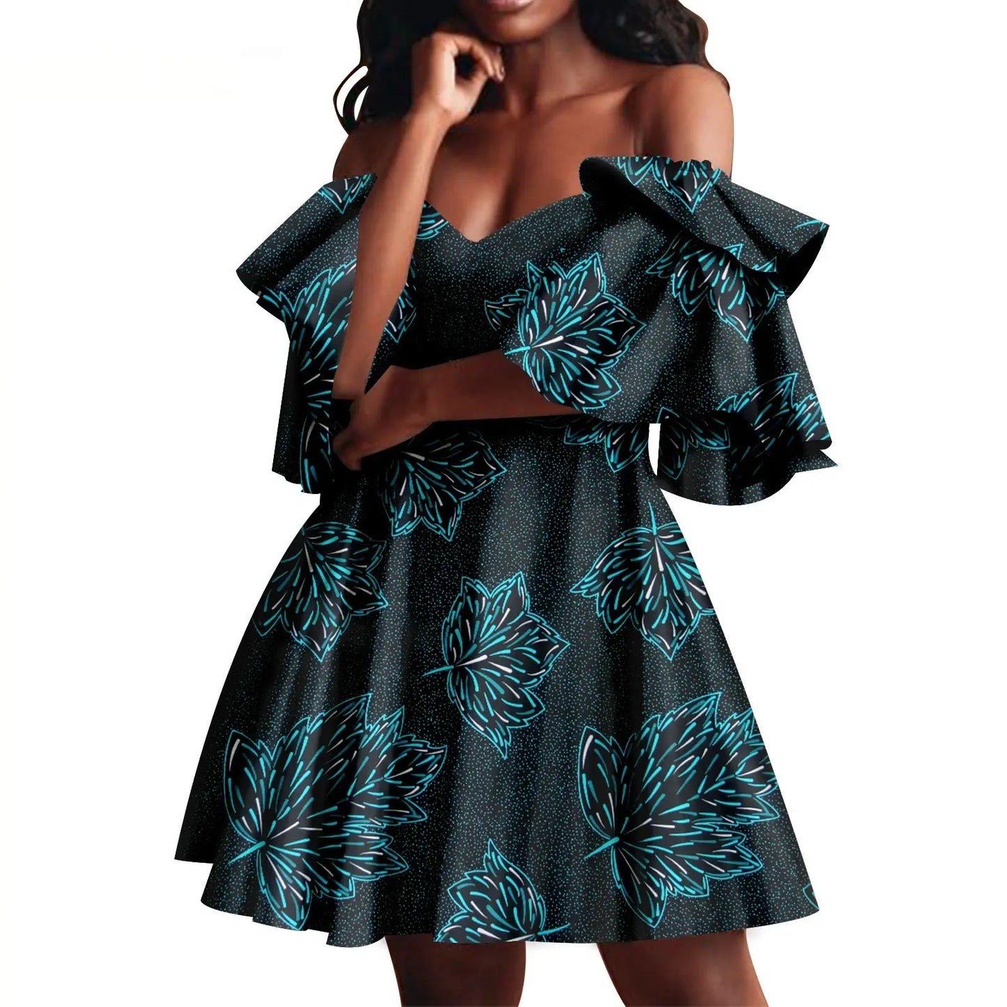 African Summer Women's Party Dress  African Summer Women's Party Dress African Summer Women's Party Dress African Summer Women's Party Dress Zenzi Style