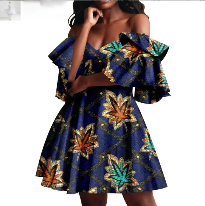 African Summer Women's Party Dress  African Summer Women's Party Dress African Summer Women's Party Dress African Summer Women's Party Dress Zenzi Style