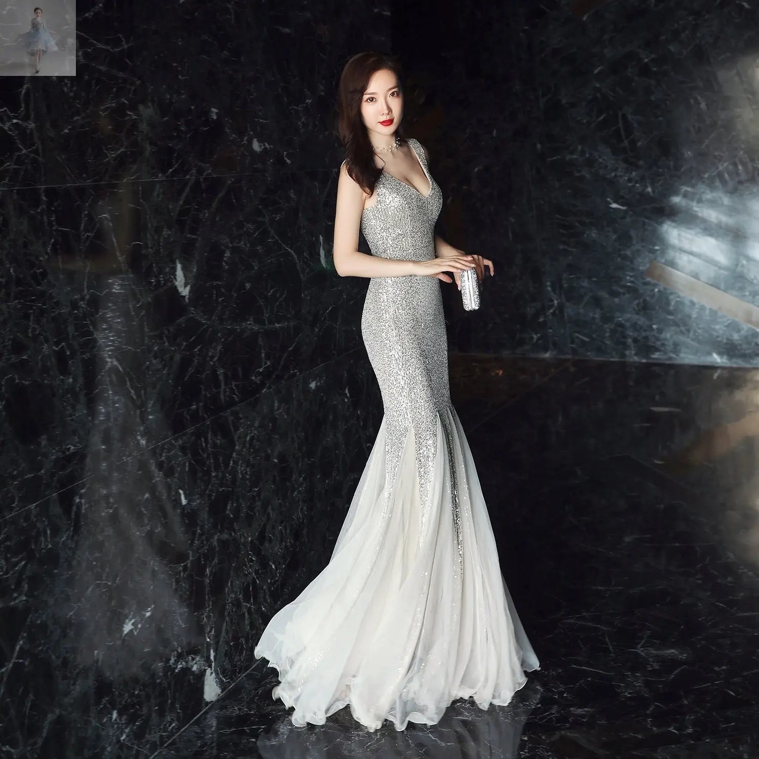 Banquet Temperament Elegant Annual Meeting Long Style Fishtail Sequins Sexy Dress  Banquet Temperament Elegant Annual Meeting Long Style Fishtail Sequins Sexy Dress Banquet Temperament Elegant Annual Meeting Long Style Fishtail Sequins Sexy Dress Banquet Temperament Elegant Annual Meeting Long Style Fishtail Sequins Sexy Dress Zenzi Style