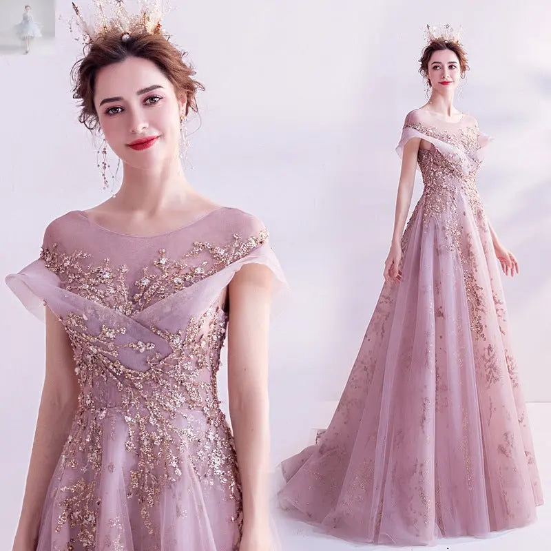 Bride Toast Dress Banquet Annual Meeting Engagement Wedding Evening Dress  Bride Toast Dress Banquet Annual Meeting Engagement Wedding Evening Dress Bride Toast Dress Banquet Annual Meeting Engagement Wedding Evening Dress Bride Toast Dress Banquet Annual Meeting Engagement Wedding Evening Dress Zenzi Style
