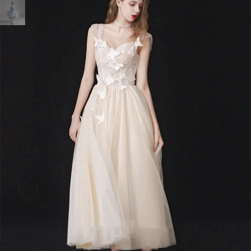 Bridesmaid Gauze Dress Toast Dinner Annual Meeting  Bridesmaid Gauze Dress Toast Dinner Annual Meeting Bridesmaid Gauze Dress Toast Dinner Annual Meeting Bridesmaid Gauze Dress Toast Dinner Annual Meeting Zenzi Style