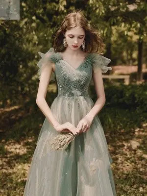 Bridesmaid Long Skirt Female Wedding Dress Host Annual Meeting Dinner Green  Bridesmaid Long Skirt Female Wedding Dress Host Annual Meeting Dinner Green Bridesmaid Long Skirt Female Wedding Dress Host Annual Meeting Dinner Green Bridesmaid Long Skirt Female Wedding Dress Host Annual Meeting Dinner Green Zenzi Style