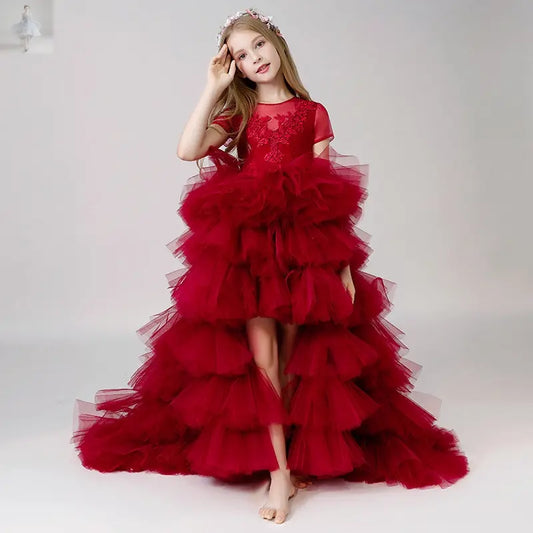 Children's Dress Girls' Princess Dress Trailing  Children's Dress Girls' Princess Dress Trailing Children's Dress Girls' Princess Dress Trailing Children's Dress Girls' Princess Dress Trailing Zenzi Style
