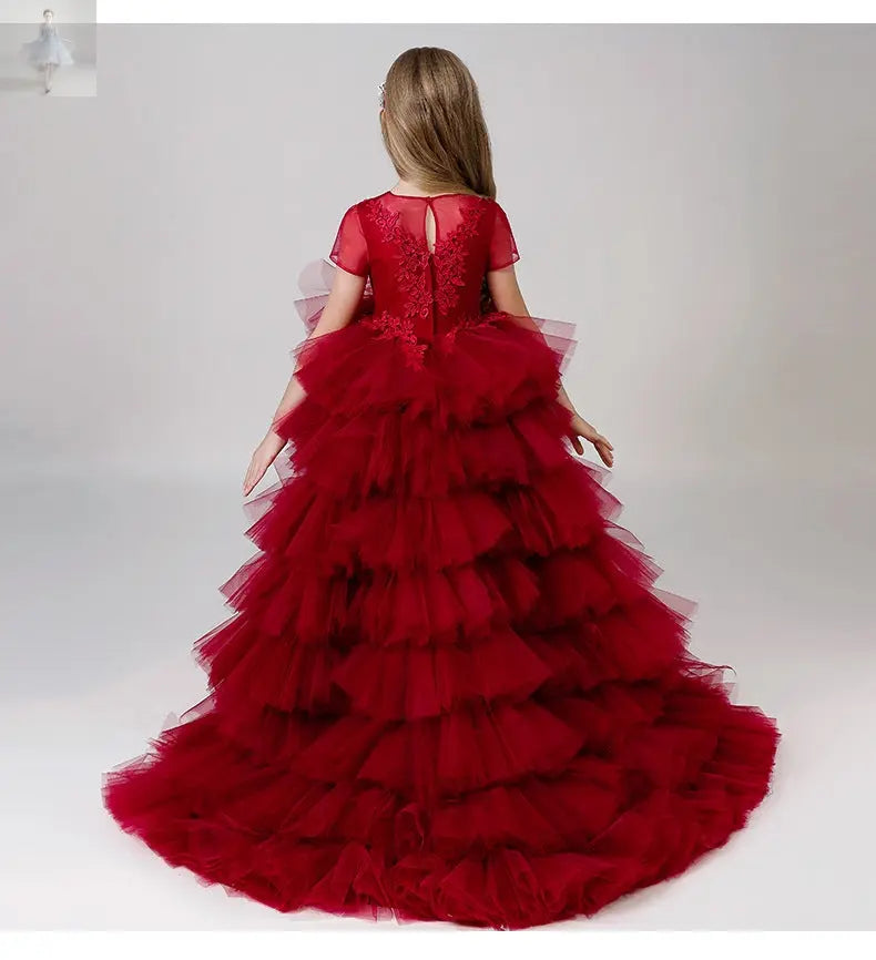 Children's Dress Girls' Princess Dress Trailing  Children's Dress Girls' Princess Dress Trailing Children's Dress Girls' Princess Dress Trailing Children's Dress Girls' Princess Dress Trailing Zenzi Style