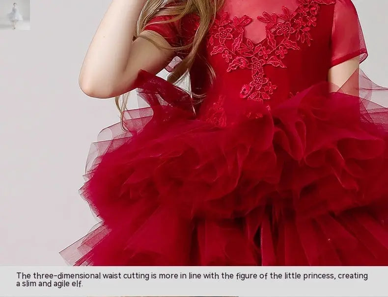 Children's Dress Girls' Princess Dress Trailing  Children's Dress Girls' Princess Dress Trailing Children's Dress Girls' Princess Dress Trailing Children's Dress Girls' Princess Dress Trailing Zenzi Style