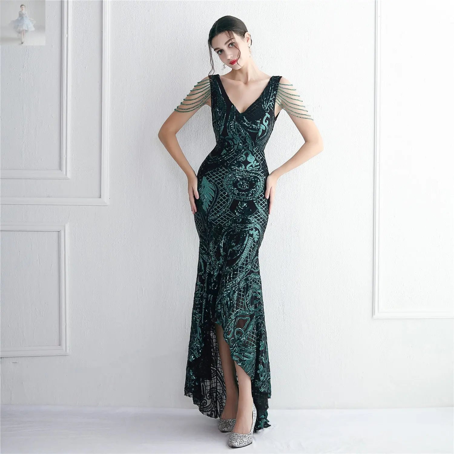 Elegant Annual Meeting Long Style Fishtail Sequins Sexy Dress  Elegant Annual Meeting Long Style Fishtail Sequins Sexy Dress Elegant Annual Meeting Long Style Fishtail Sequins Sexy Dress Elegant Annual Meeting Long Style Fishtail Sequins Sexy Dress Zenzi Style