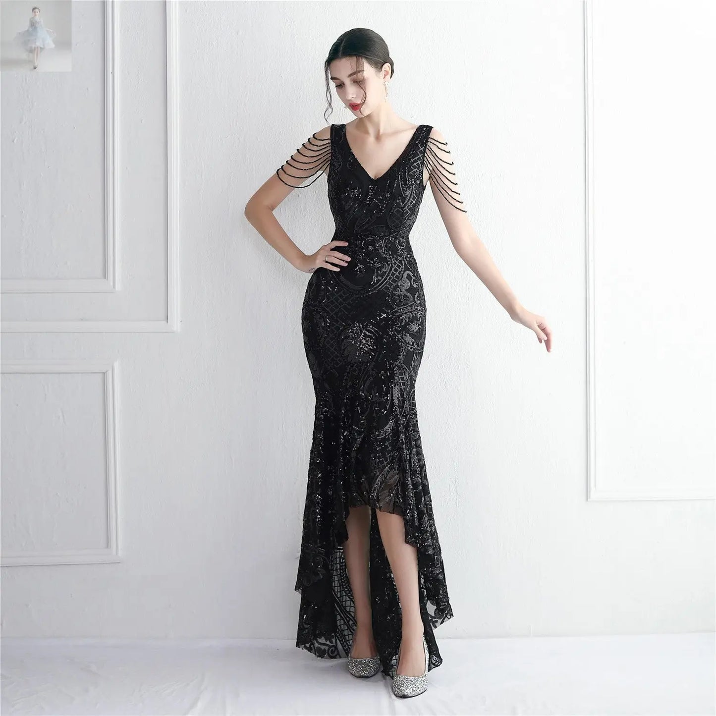 Elegant Annual Meeting Long Style Fishtail Sequins Sexy Dress  Elegant Annual Meeting Long Style Fishtail Sequins Sexy Dress Elegant Annual Meeting Long Style Fishtail Sequins Sexy Dress Elegant Annual Meeting Long Style Fishtail Sequins Sexy Dress Zenzi Style