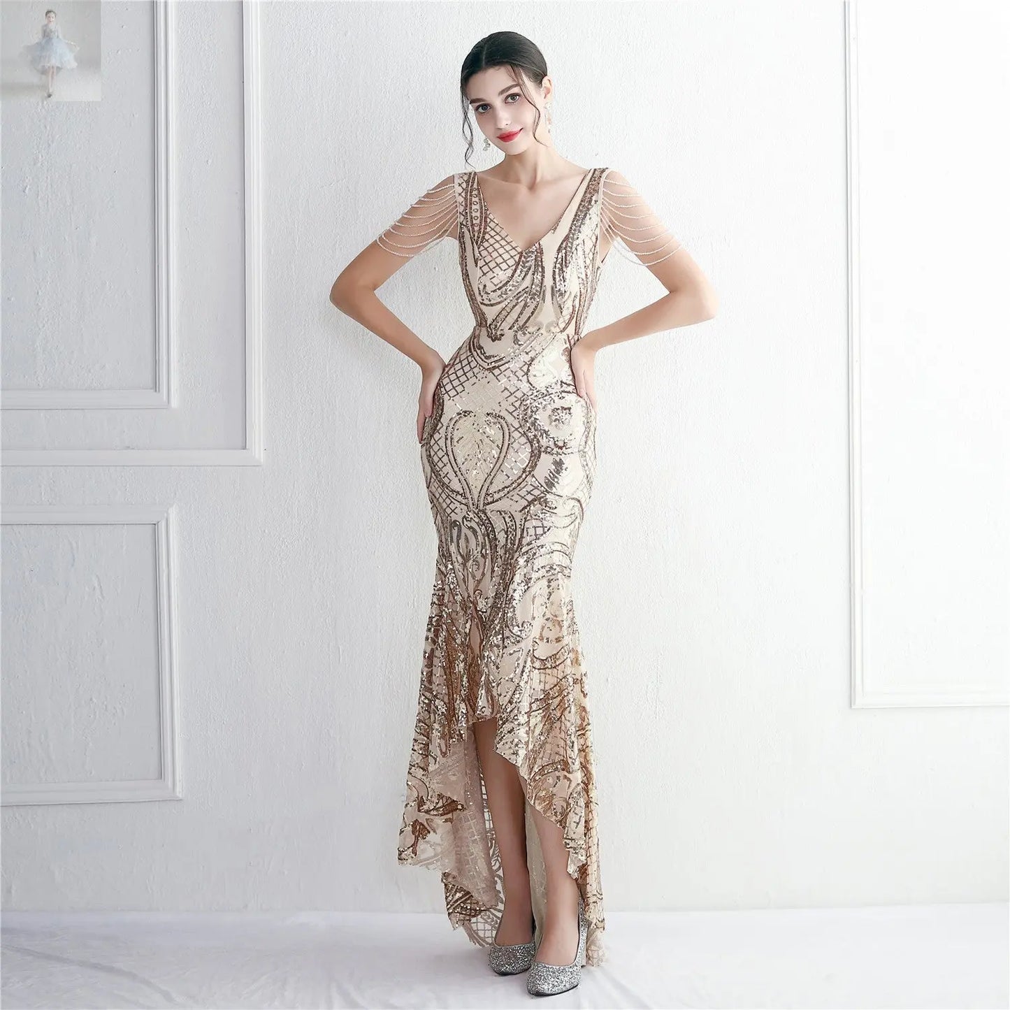 Elegant Annual Meeting Long Style Fishtail Sequins Sexy Dress  Elegant Annual Meeting Long Style Fishtail Sequins Sexy Dress Elegant Annual Meeting Long Style Fishtail Sequins Sexy Dress Elegant Annual Meeting Long Style Fishtail Sequins Sexy Dress Zenzi Style