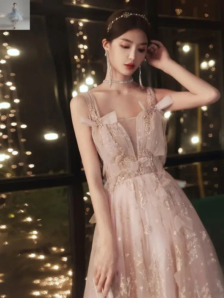 Elegant Heavy Industry High Quality Light Luxury Sling Evening Dress  Elegant Heavy Industry High Quality Light Luxury Sling Evening Dress Elegant Heavy Industry High Quality Light Luxury Sling Evening Dress Elegant Heavy Industry High Quality Light Luxury Sling Evening Dress