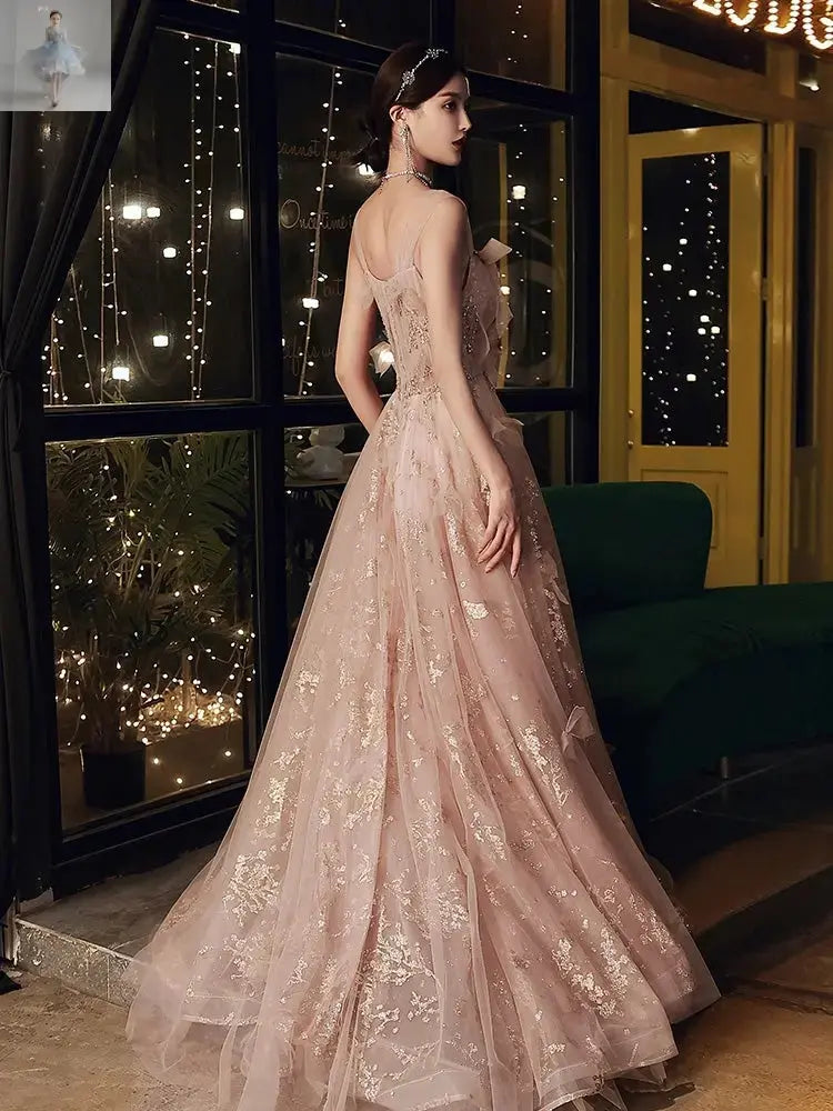 Elegant Heavy Industry High Quality Light Luxury Sling Evening Dress  Elegant Heavy Industry High Quality Light Luxury Sling Evening Dress Elegant Heavy Industry High Quality Light Luxury Sling Evening Dress Elegant Heavy Industry High Quality Light Luxury Sling Evening Dress